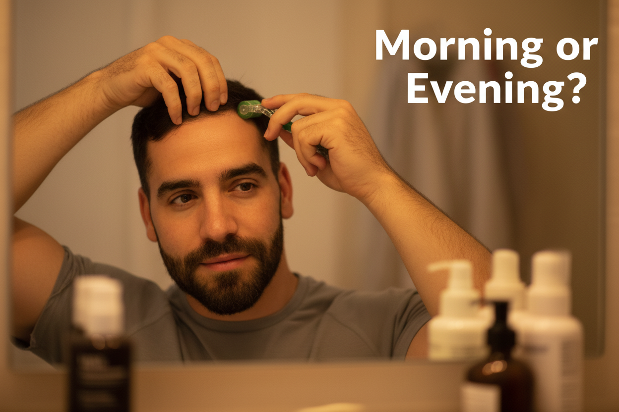 Best Time of Day to Microneedle Your Scalp (And Why It Matters)