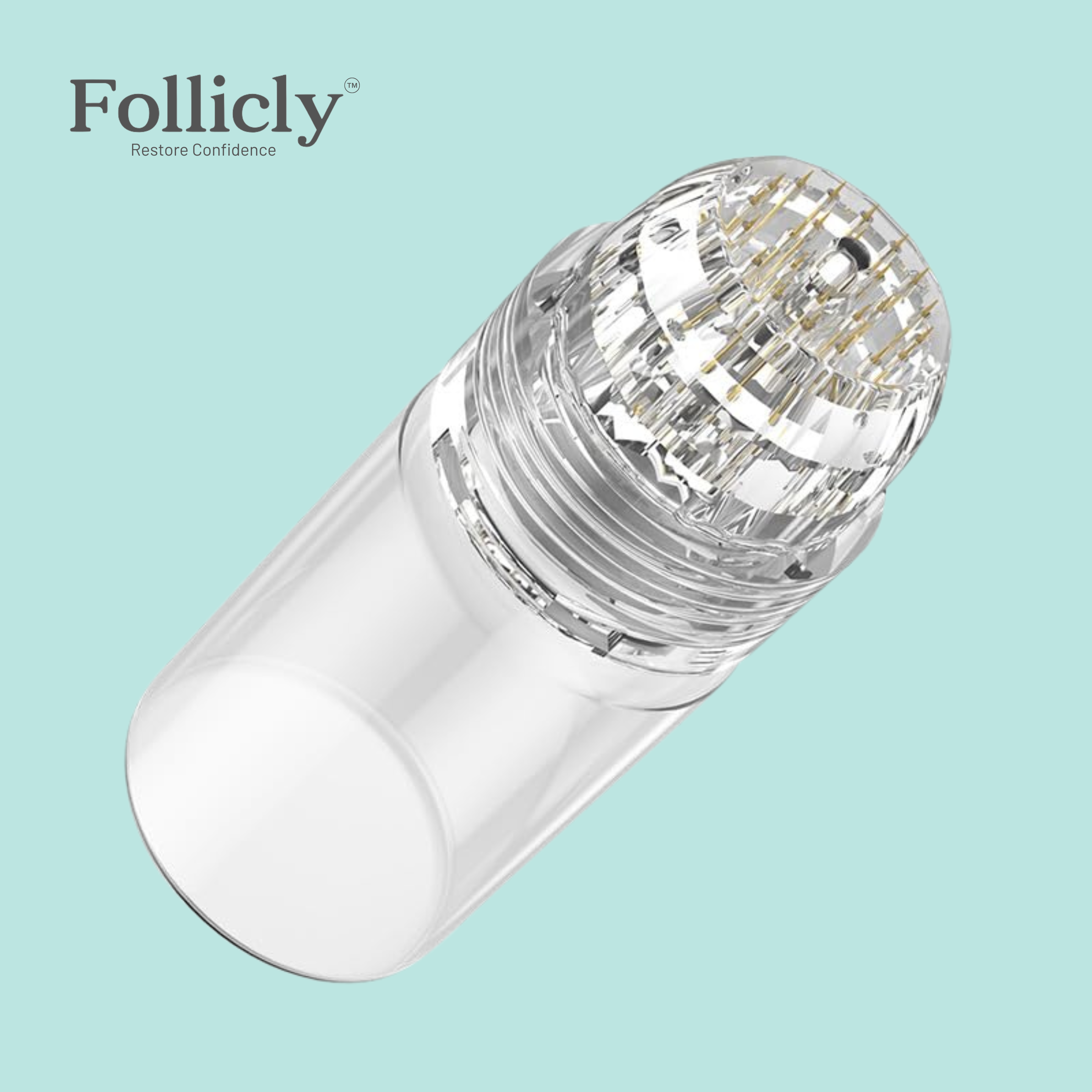 Follicly™ Serum Applicator - Microinfusion Titanium Needles