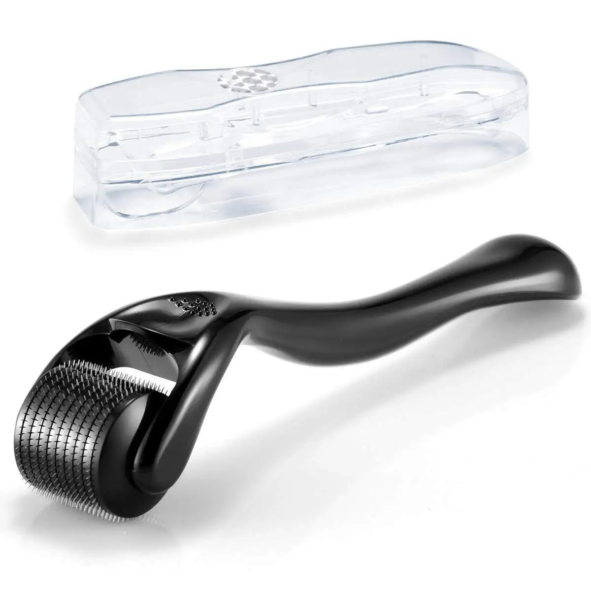 Follicly™ Derma Roller: Rodillo de microagujas para cabello y piel. Incluye estuche de almacenamiento gratuito.